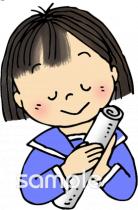 小学校向け卒業式 セーラー服無料イラストお試しフリー素材(カット)