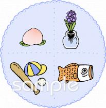 小学校向け水栽培無料イラストお試しフリー素材(カット)