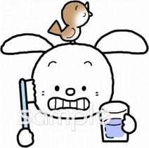 小学校向け歯みがき無料イラストお試しフリー素材(カット)