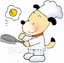 小学校向け目玉焼き フライパン無料イラストお試しフリー素材(カット)