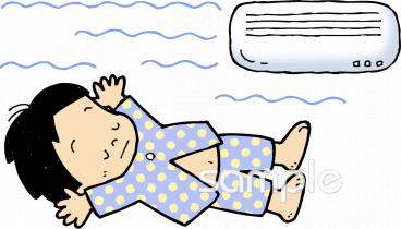 小学校向け冷房無料イラストお試しフリー素材(カット)