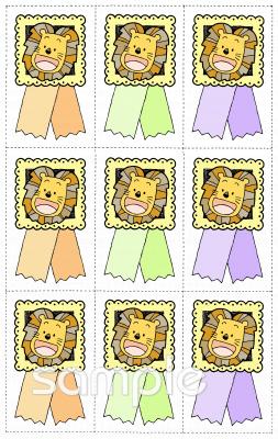 小学校向け印刷用まとめ 記章無料イラストお試しフリー素材(カット)