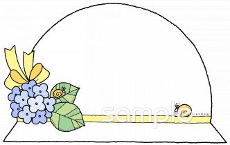 小学校向け6月 メッセージカード無料イラストお試しフリー素材(カット)