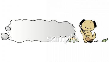 小学校向け落ち葉焚き ほうき無料イラストお試しフリー素材(カット)