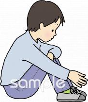 小学校向けなやみごと無料イラストお試しフリー素材(カット)