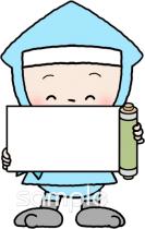 小学校向け忍者 まきもの無料イラストお試しフリー素材(カット)