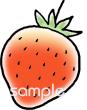 小学校向けイチゴ無料イラストお試しフリー素材(カット)