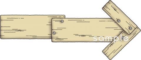 小学校向け案内 方向無料イラストお試しフリー素材(カット)