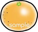 小学校向けみかん無料イラストお試しフリー素材(カット)