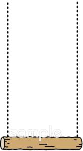 小学校向けブランコ無料イラストお試しフリー素材(カット)