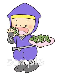 小学校向けこどもの日 忍者無料イラストお試しフリー素材(カット)