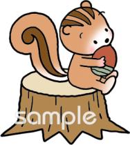 小学校向け11月のプリント無料イラストお試しフリー素材(カット)