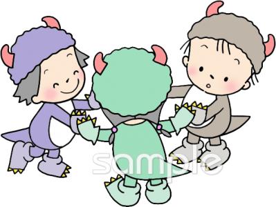 小学校向け2月のプリント無料イラストお試しフリー素材(カット)