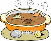 小学校向けシチュー 料理無料イラストお試しフリー素材(カット)