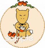 小学校向けりんご 皮むき無料イラストお試しフリー素材(カット)