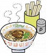 小学校向け外食 ラーメン無料イラストお試しフリー素材(カット)