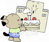 小学校向け創立記念日 開校記念日無料イラストお試しフリー素材(カット)