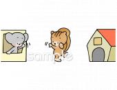 小学校向け帰る無料イラストお試しフリー素材(カット)