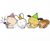 小学校向けクリスマス会無料イラストお試しフリー素材(カット)