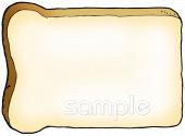 小学校向けトースト無料イラストお試しフリー素材(カット)
