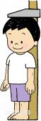 小学校向け身体測定無料イラストお試しフリー素材(カット)