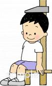 小学校向け座高無料イラストお試しフリー素材(カット)