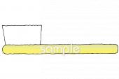小学校向け歯ブラシ無料イラストお試しフリー素材(カット)