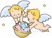 小学校向け天使無料イラストお試しフリー素材(カット)