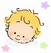 小学校向け天使 赤ん坊無料イラストお試しフリー素材(カット)