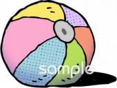 小学校向け紙風船無料イラストお試しフリー素材(カット)