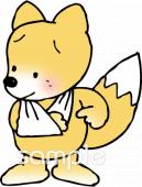 小学校向け怪我無料イラストお試しフリー素材(カット)