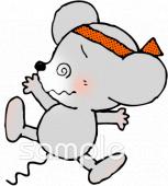 小学校向け目を回す無料イラストお試しフリー素材(カット)