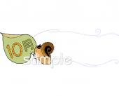 小学校向け10月 タイトル枠無料イラストお試しフリー素材(カット)