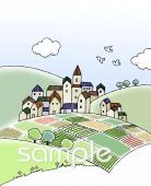 小学校向け風景無料イラストお試しフリー素材(カット)