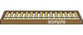 小学校向けソロバン無料イラストお試しフリー素材(カット)