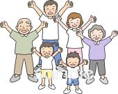 小学校向けラジオ体操 大人 子供無料イラストお試しフリー素材(カット)