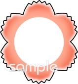 小学校向けカーネーション 文字枠無料イラストお試しフリー素材(カット)