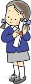 小学校向け卒業証書 授与式無料イラストお試しフリー素材(カット)