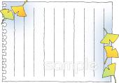 小学校向けおたより用紙 秋無料イラストお試しフリー素材(カット)