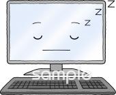 小学校向けデスクトップパソコン無料イラストお試しフリー素材(カット)