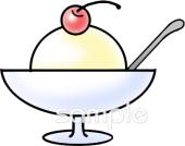 小学校向けアイスクリーム無料イラストお試しフリー素材(カット)