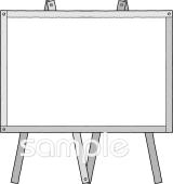 小学校向け案内板無料イラストお試しフリー素材(カット)