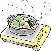 小学校向け鍋物無料イラストお試しフリー素材(カット)