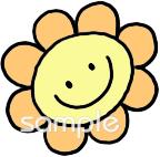 小学校向け花 ワンポイント無料イラストお試しフリー素材(カット)