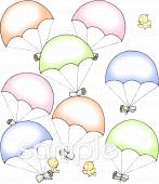 図書室・図書館向け寄せ書き 旅立ち無料イラストお試しフリー素材(カット)