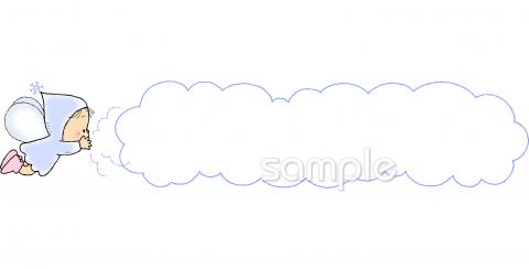 幼稚園向け妖精 雪無料イラストお試しフリー素材(カット)