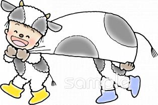 幼稚園向け動物 被り物無料イラストお試しフリー素材(カット)