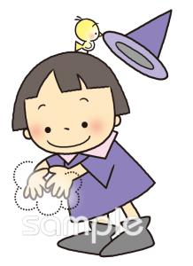幼稚園向け手を洗う無料イラストお試しフリー素材(カット)