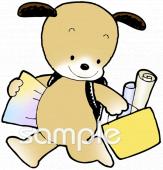 幼稚園向け終業式 下校無料イラストお試しフリー素材(カット)