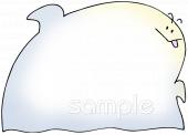 幼稚園向けおばけ無料イラストお試しフリー素材(カット)